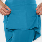 Women's High-Waisted Shorts - Stylish & Comfortable Cyan Blue