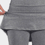 Women's High-Waisted Shorts - Stylish & Comfortable Gray