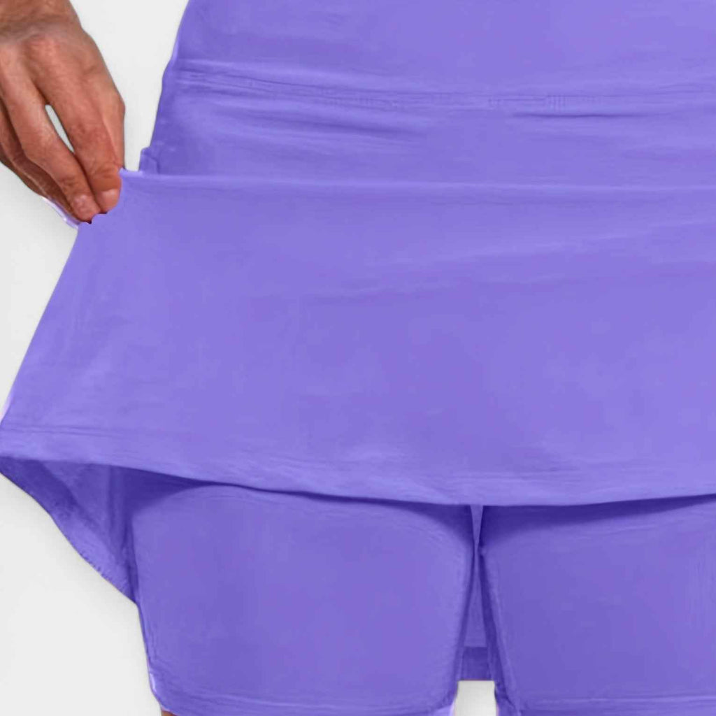 Women's High-Waisted Shorts - Stylish & Comfortable Purple