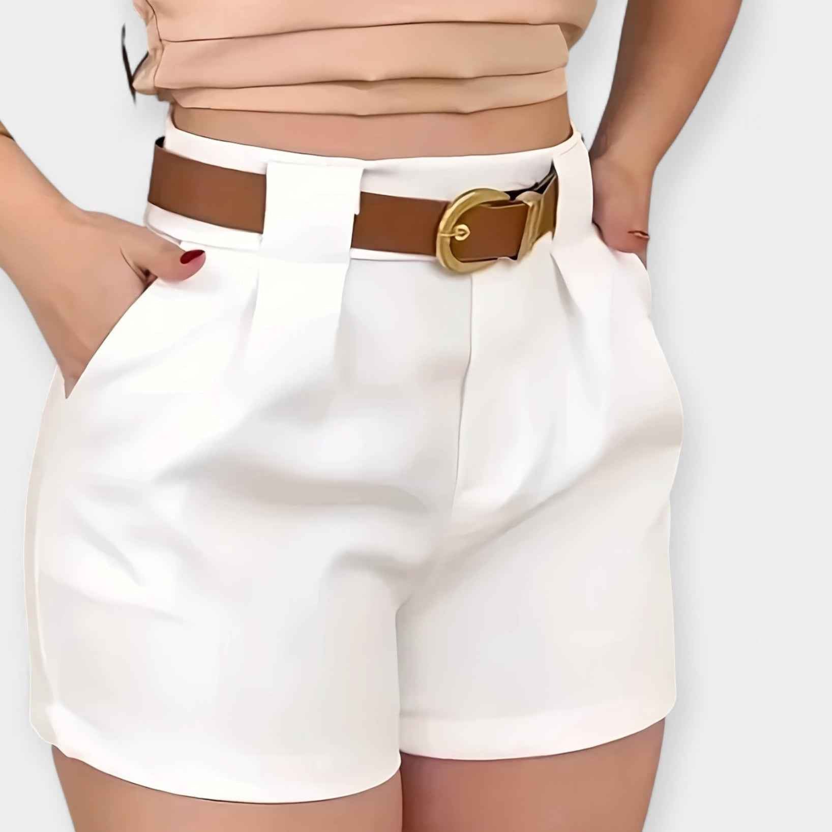 Women's Stylish Shorts White