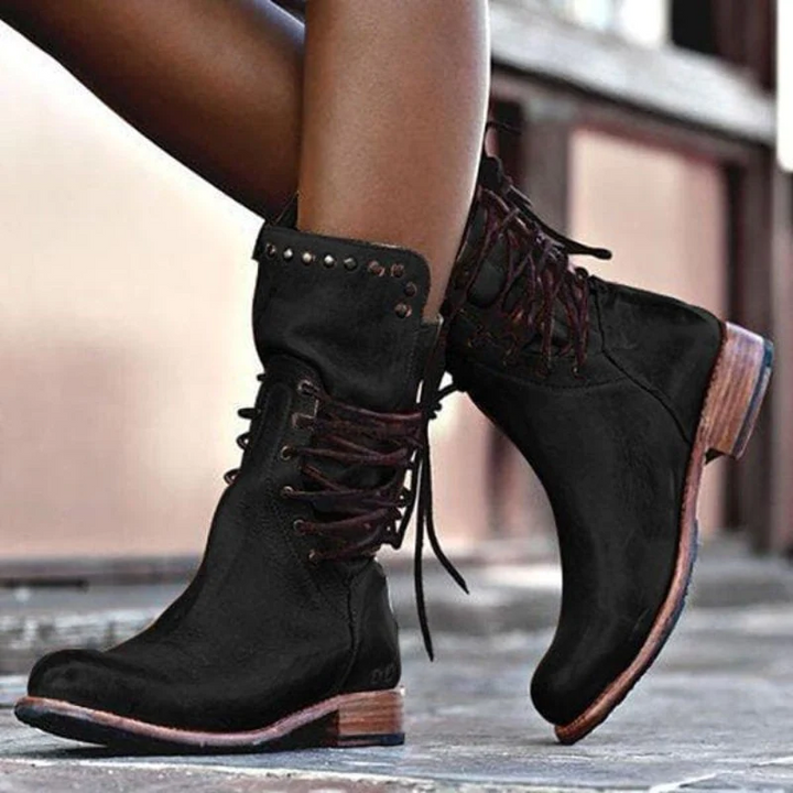 Women's Classic Comfort Ankle Boots Black