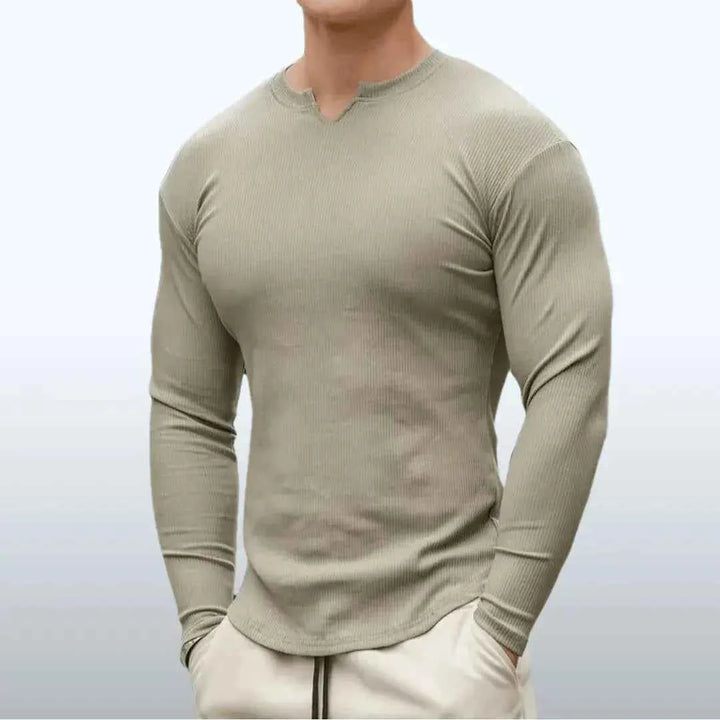 Men's Max Fit Cotton Shirt Army Green
