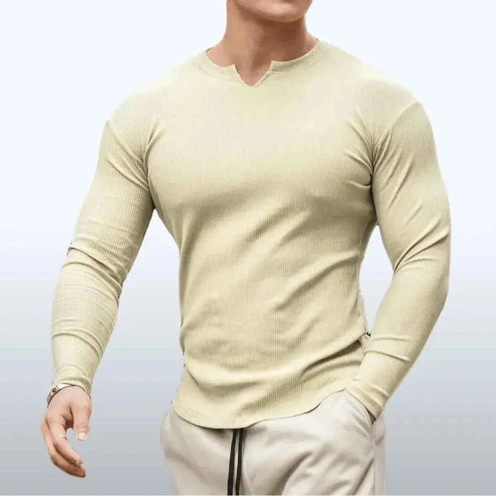 Men's Max Fit Cotton Shirt Yellow