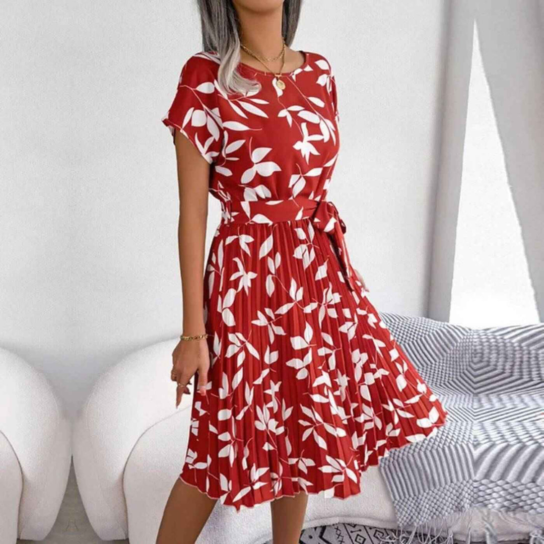 Krista | Breezy Summer Dress for Effortless Style Red