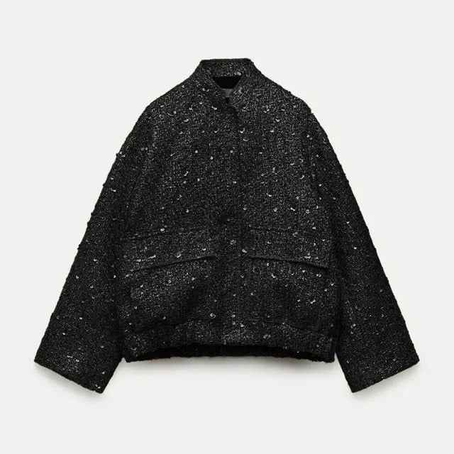 Women's Elegant Sequin Blazer