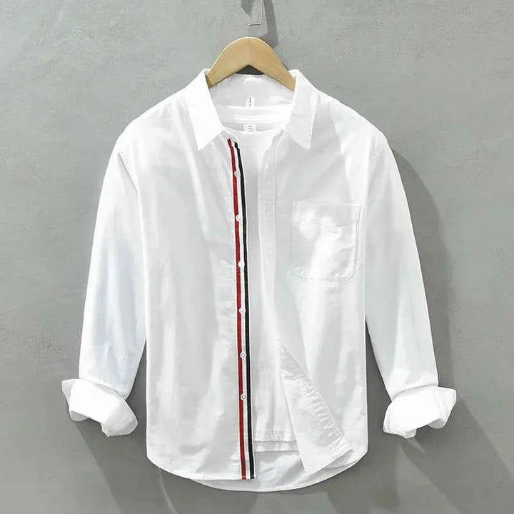 Men's 100% Cotton Casual Shirt White