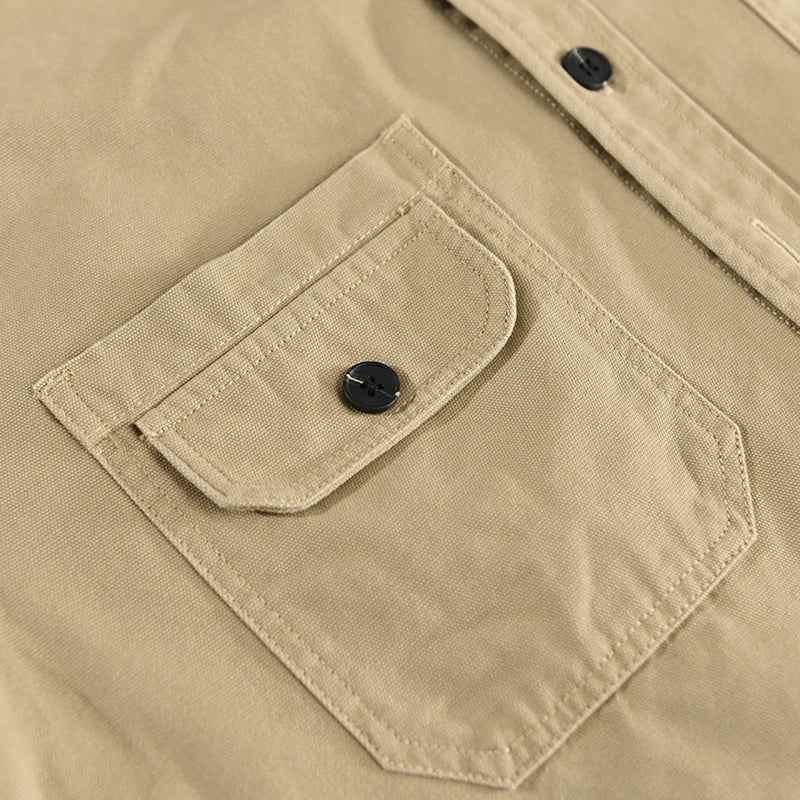 Men's 100% Cotton Long-Sleeve Shirt