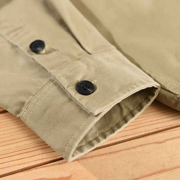 Men's 100% Cotton Long-Sleeve Shirt