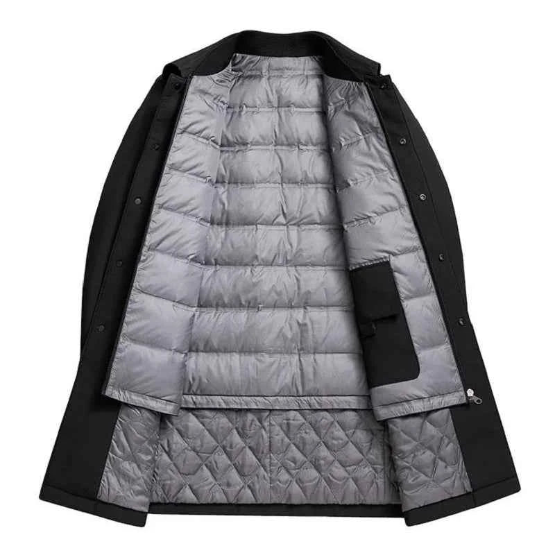 Men's 2-in-1 Duck Down Trench Coat