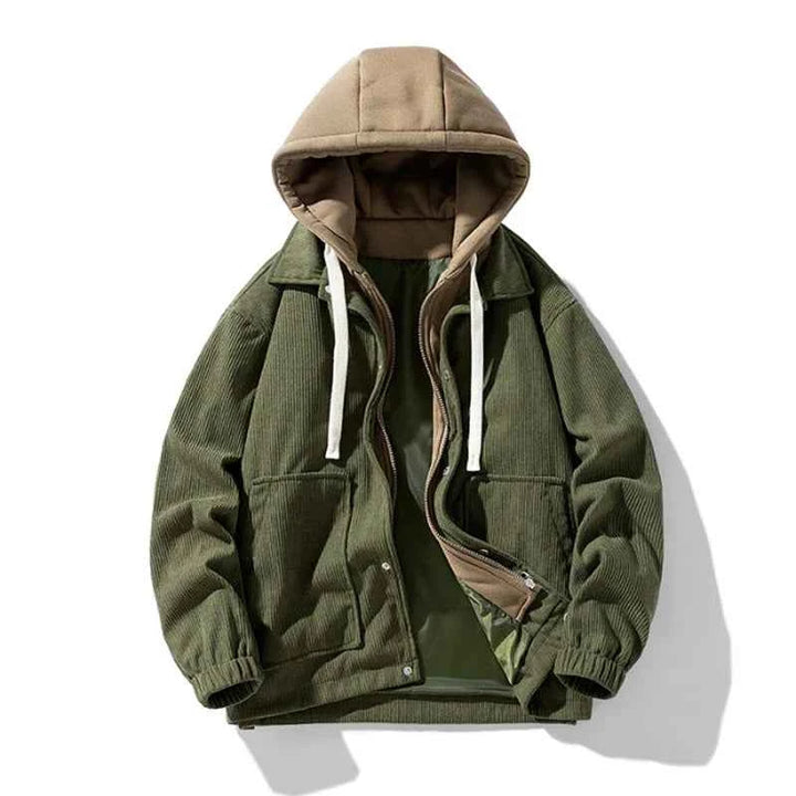 Men's 2-in-1 Hooded Jacket Army Green