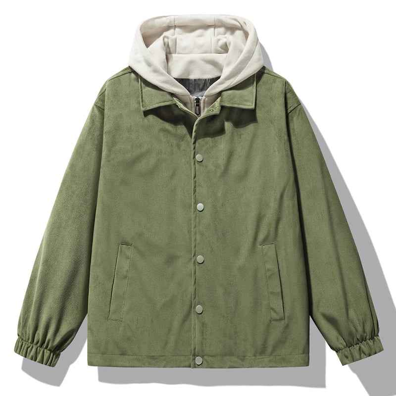 Men's 2-in-1 Pseudo Jacket Army Green
