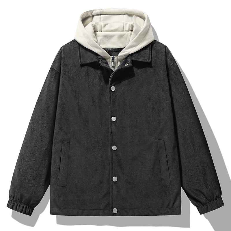 Men's 2-in-1 Pseudo Jacket Black
