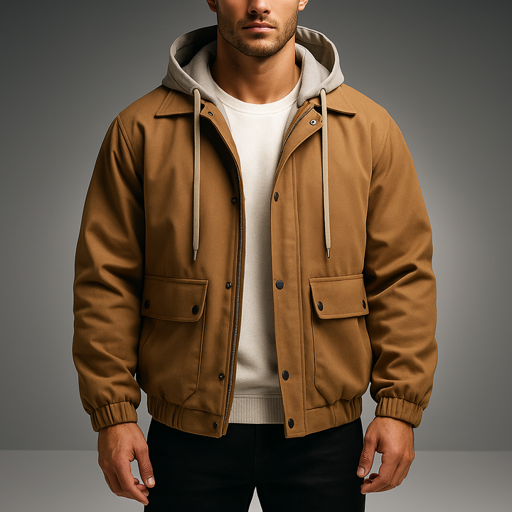 Men's 2-in-1 Trucker Jacket Brown