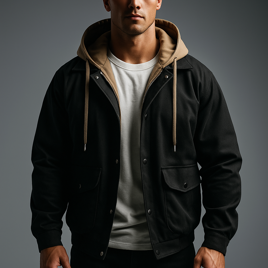 Men's 2-in-1 Trucker Jacket Black