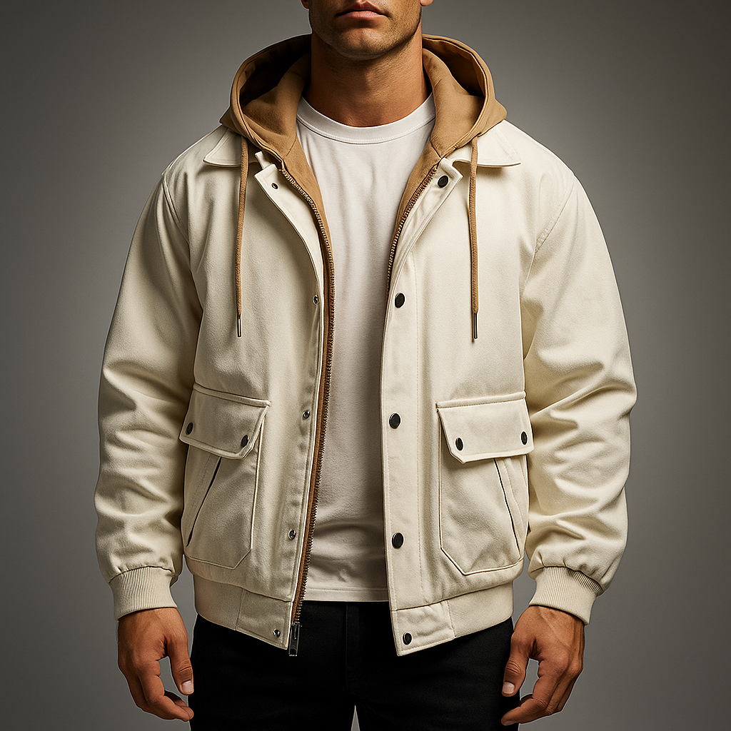 Men's 2-in-1 Trucker Jacket White