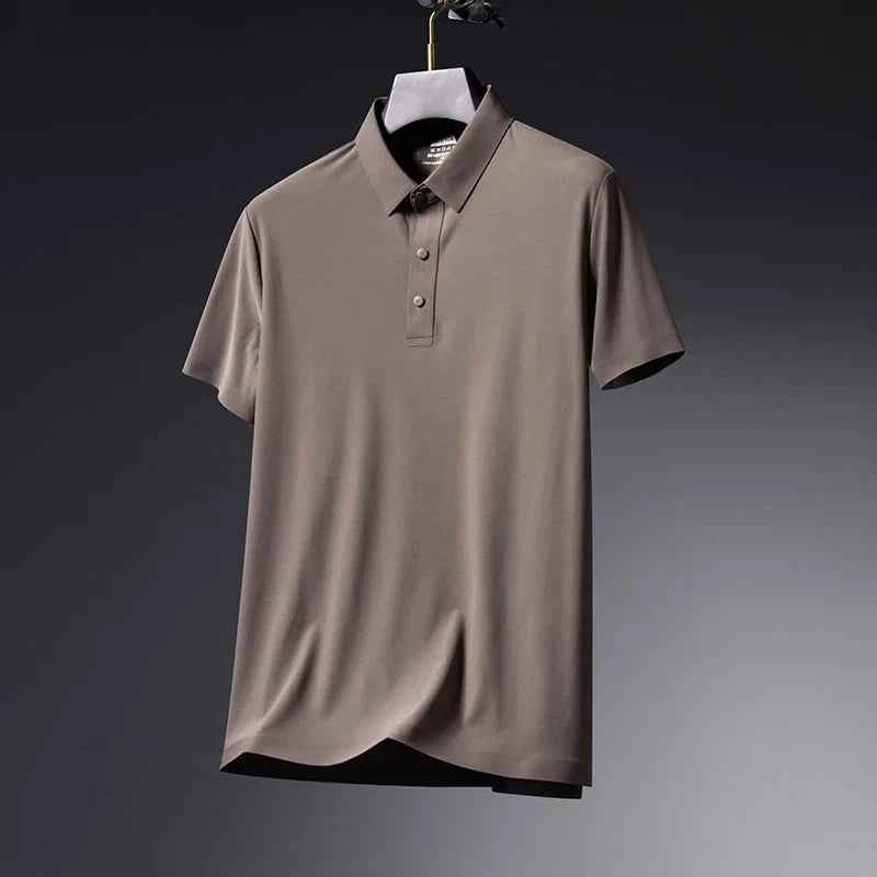 Men's Active Polo Shirt Brown