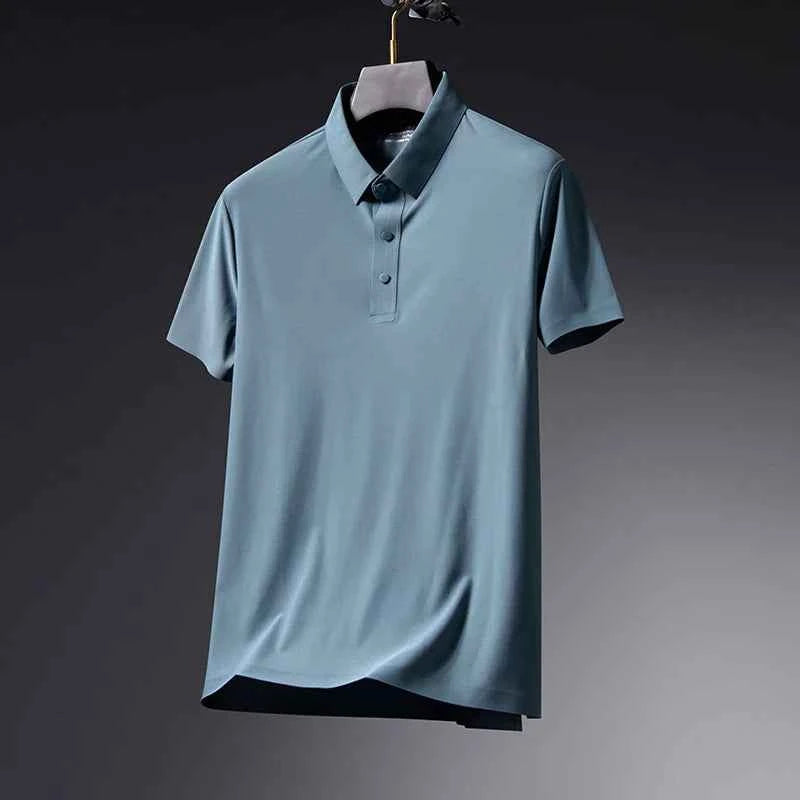 Men's Active Polo Shirt Aquamarine