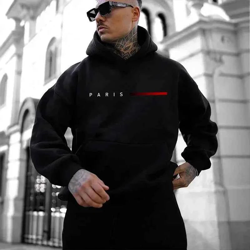 Men's All-Season Pullover Hoodie for Casual Comfort