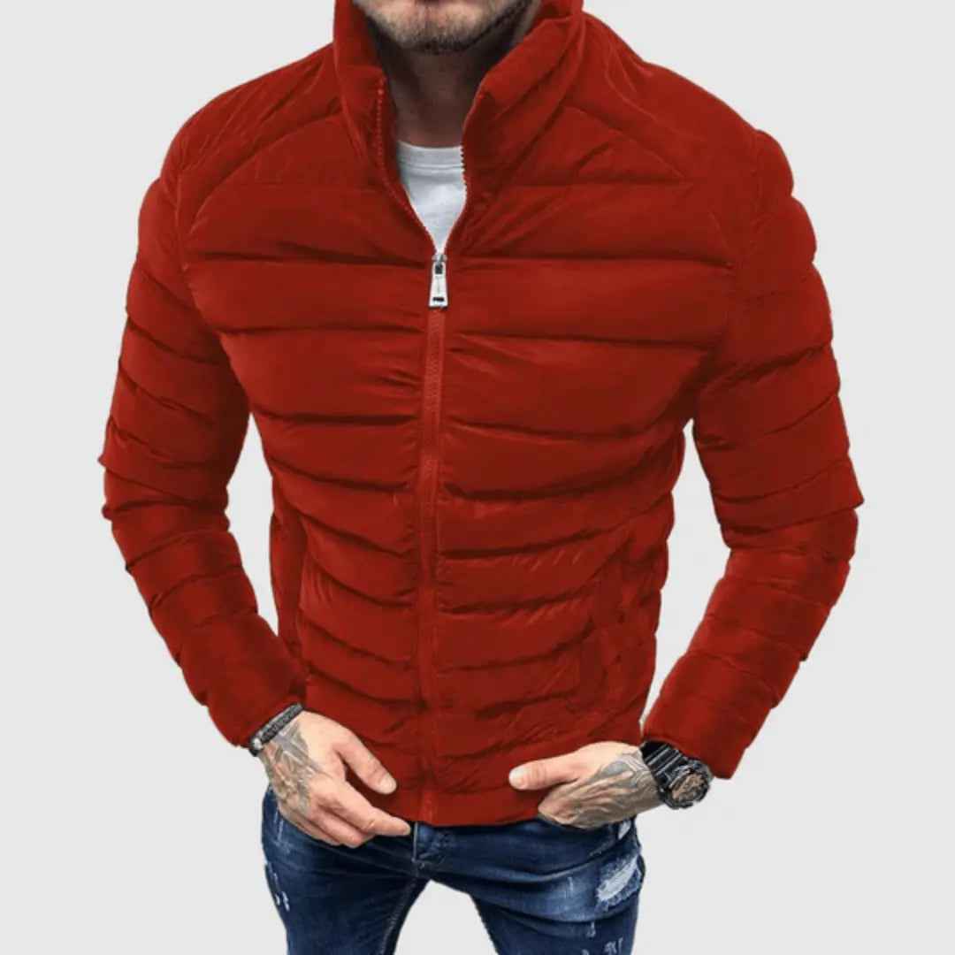 Men's Arborio Down Puffer Jacket Red