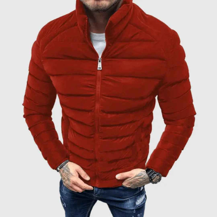 Men's Arborio Down Puffer Jacket Red
