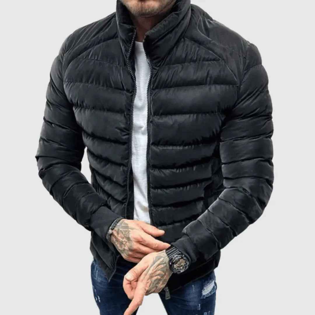 Men's Arborio Down Puffer Jacket Black