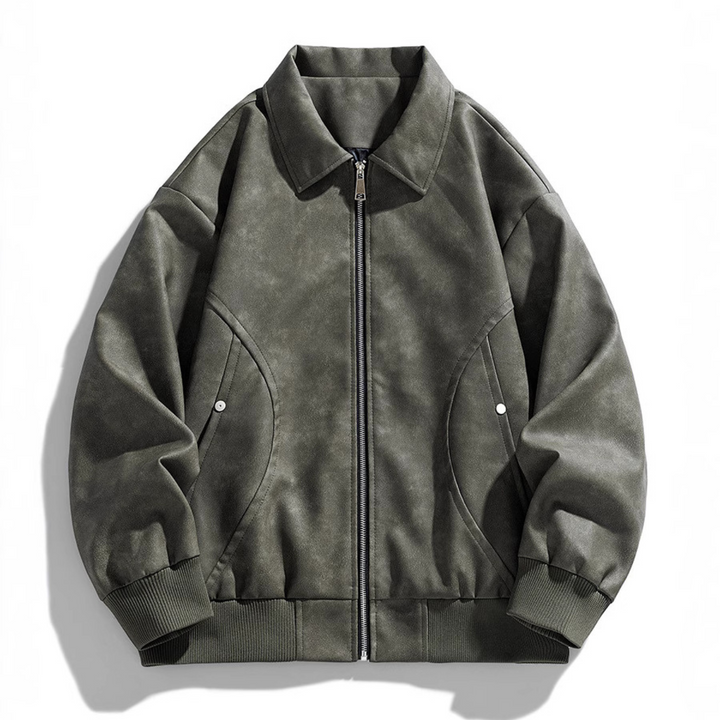 Men's Ashford Bomber Jacket - Stylish & Versatile Outerwear Green