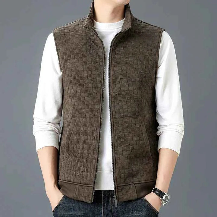 Men's Ashford Vest - Stylish & Versatile Outerwear Brown