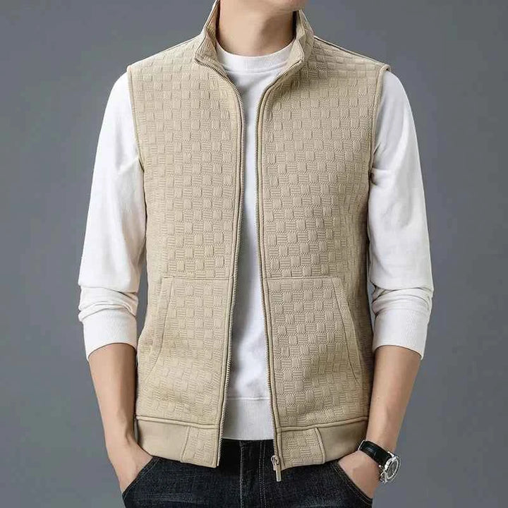 Men's Ashford Vest - Stylish & Versatile Outerwear Beige