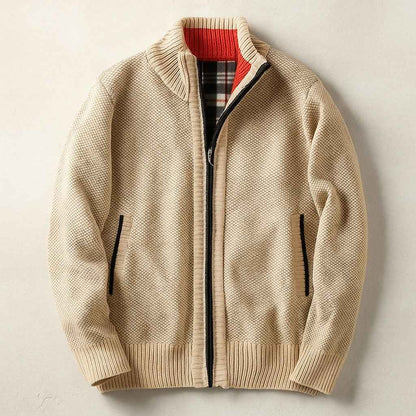 Men's Cotton Jacket Tailored Fit Pockets Burgundy Winter Ginger Yellow