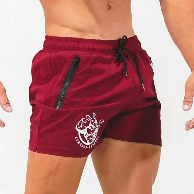 Men's Athletic Gym Shorts Red
