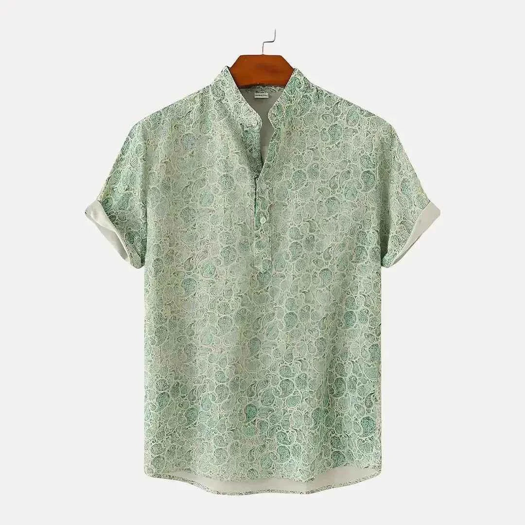 Men's Bay Breeze Shirt - Lightweight and Stylish Summer Top Green