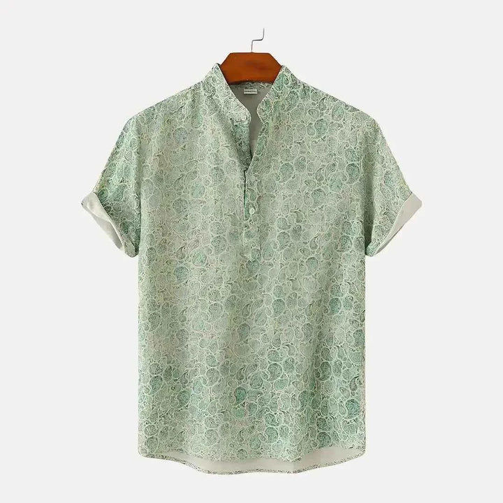 Men's Bay Breeze Shirt - Lightweight and Stylish Summer Top Green