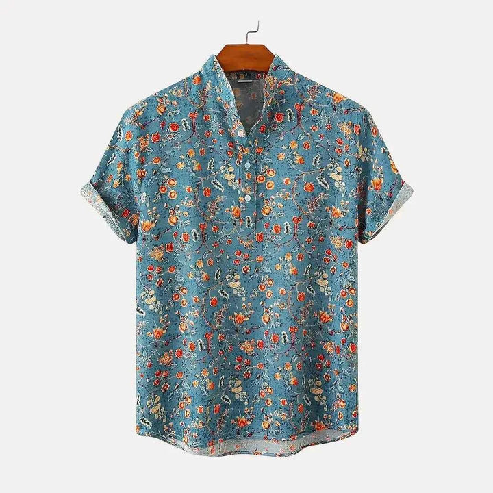 Men's Bay Breeze Shirt - Lightweight and Stylish Summer Top Blue