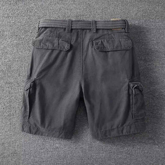 Men's Belted Cargo Shorts