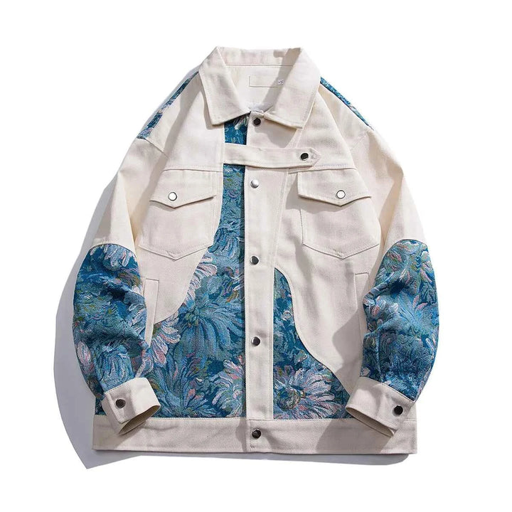 Men's Bloom Jacket - Stylish and Versatile Outerwear White