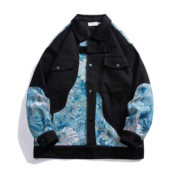 Men's Bloom Jacket - Stylish and Versatile Outerwear Black
