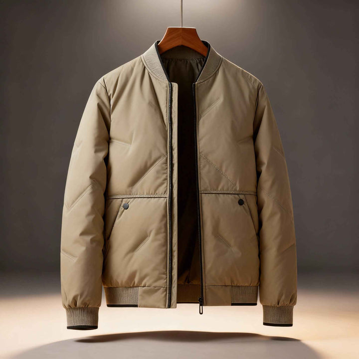 Men's Bomber Jacket - Thatcher Style Khaki
