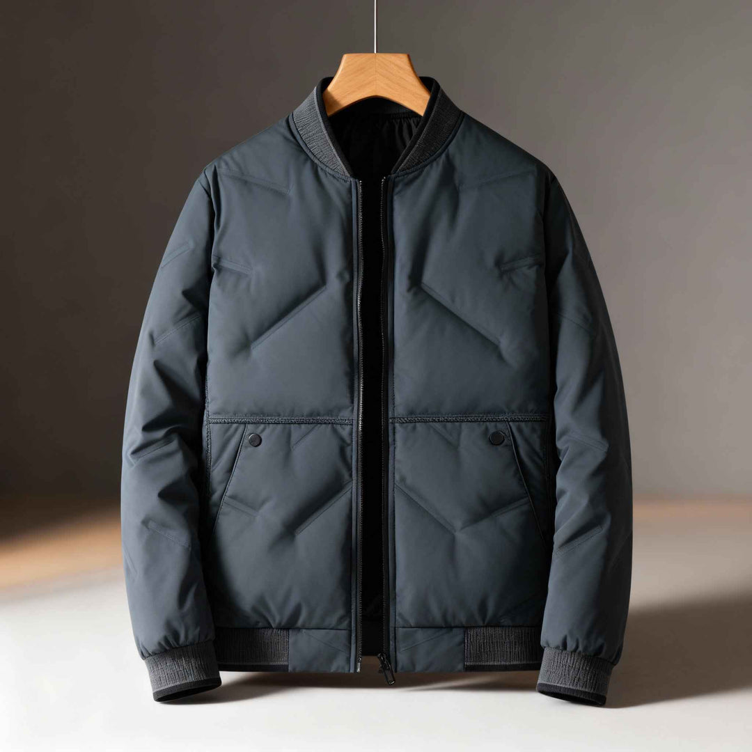 Men's Bomber Jacket - Thatcher Style Blue
