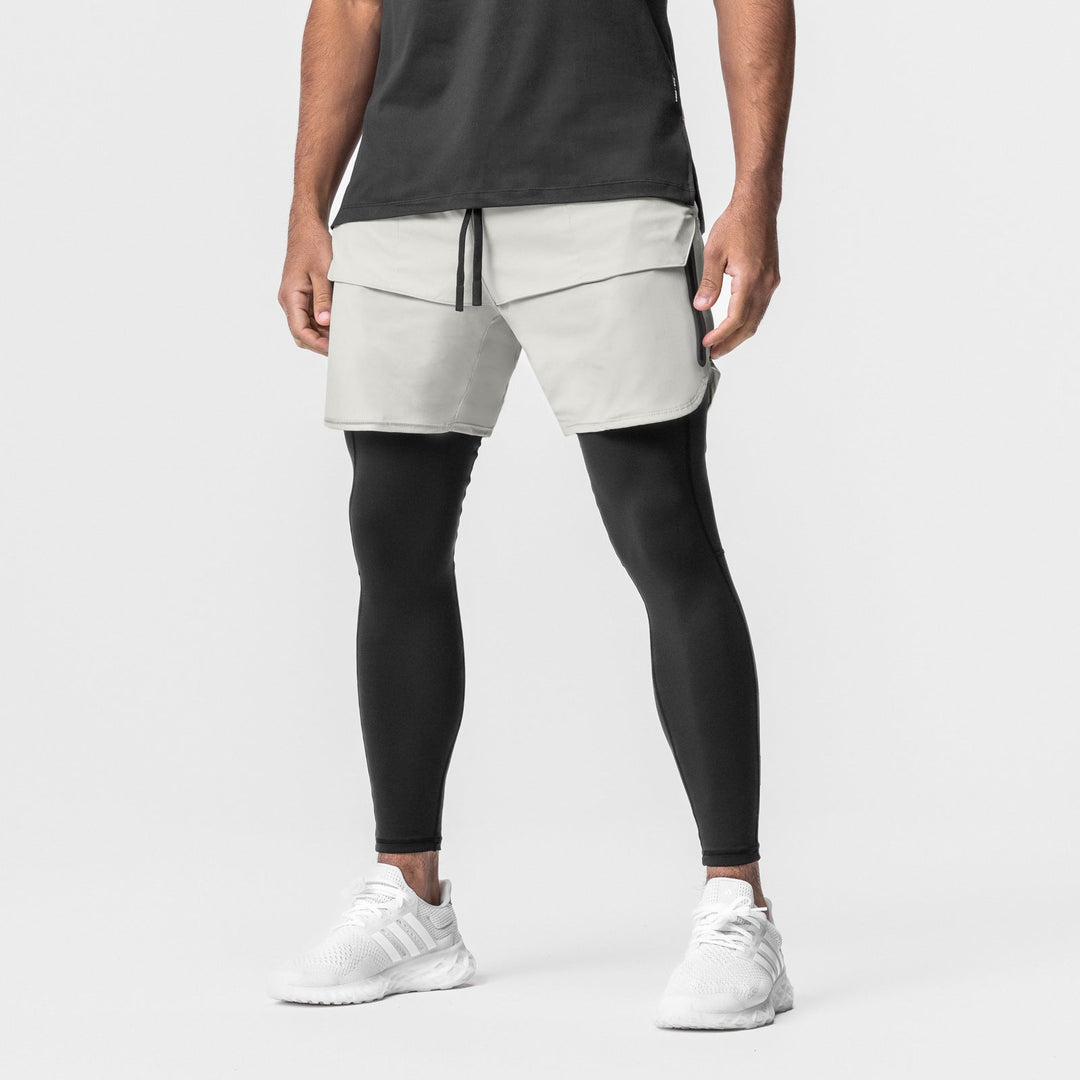 Men's Breathable Sport Shorts – Relaxed Fit, Zipper Pockets, Adjustable Waistband Carbon Ash