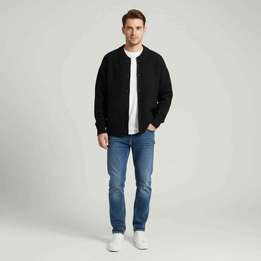 Men's Button-Front Casual Cardigan