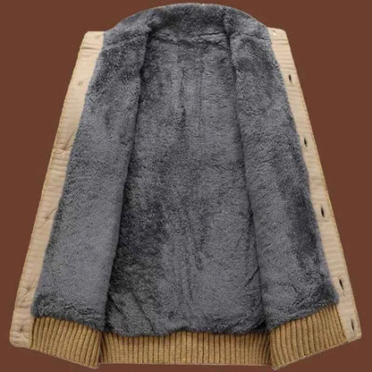 Men's Wool Cardigan Camel Winter Navy Blue