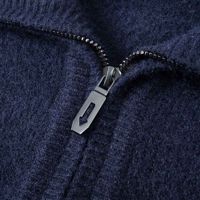 Men's Cashmere Quarter-Zip Sweater