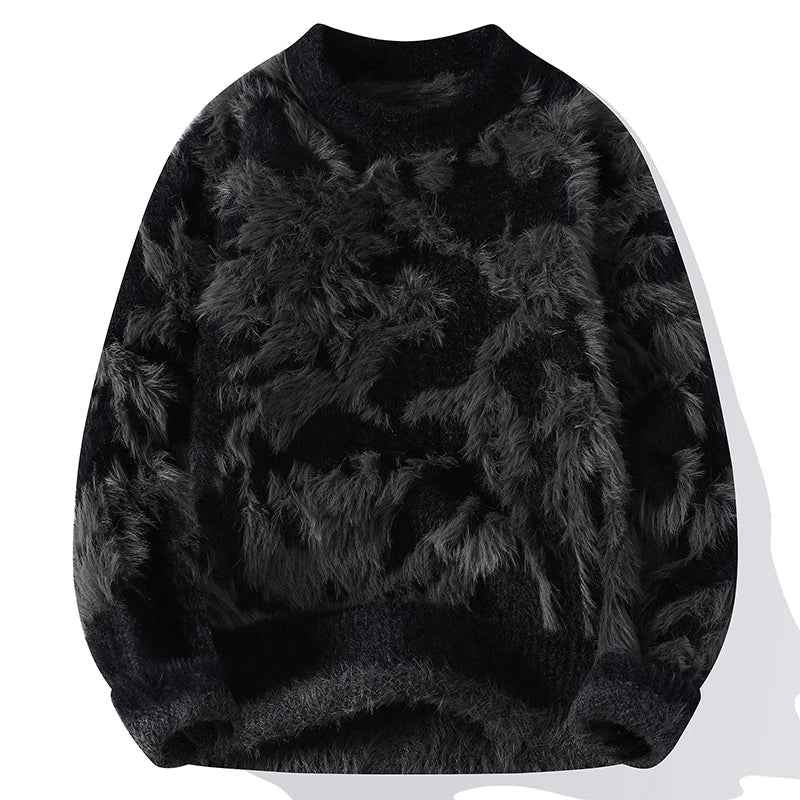Men's Cashmere Sweater - Luxurious Comfort and Style Noir & Slate