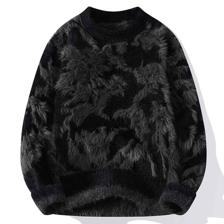 Men's Cashmere Sweater - Luxurious Comfort and Style Noir & Slate