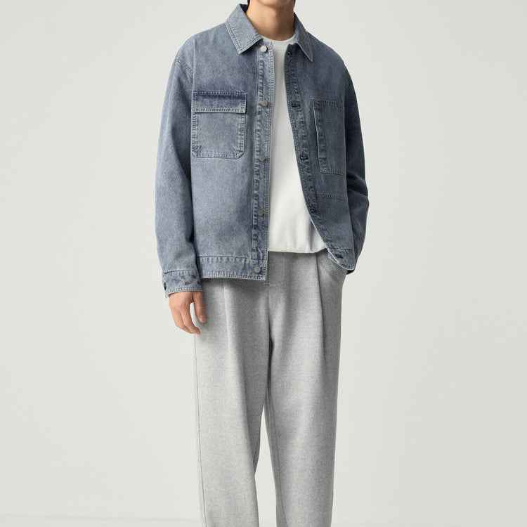 Men's Casual Denim Jacket for Everyday Wear