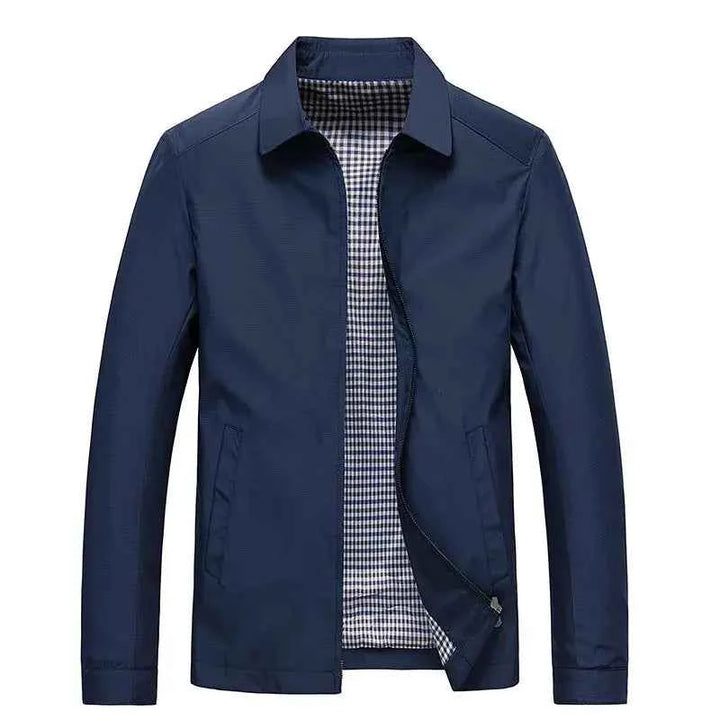 Men's Casual Flight Jacket - Apollo Style Blue