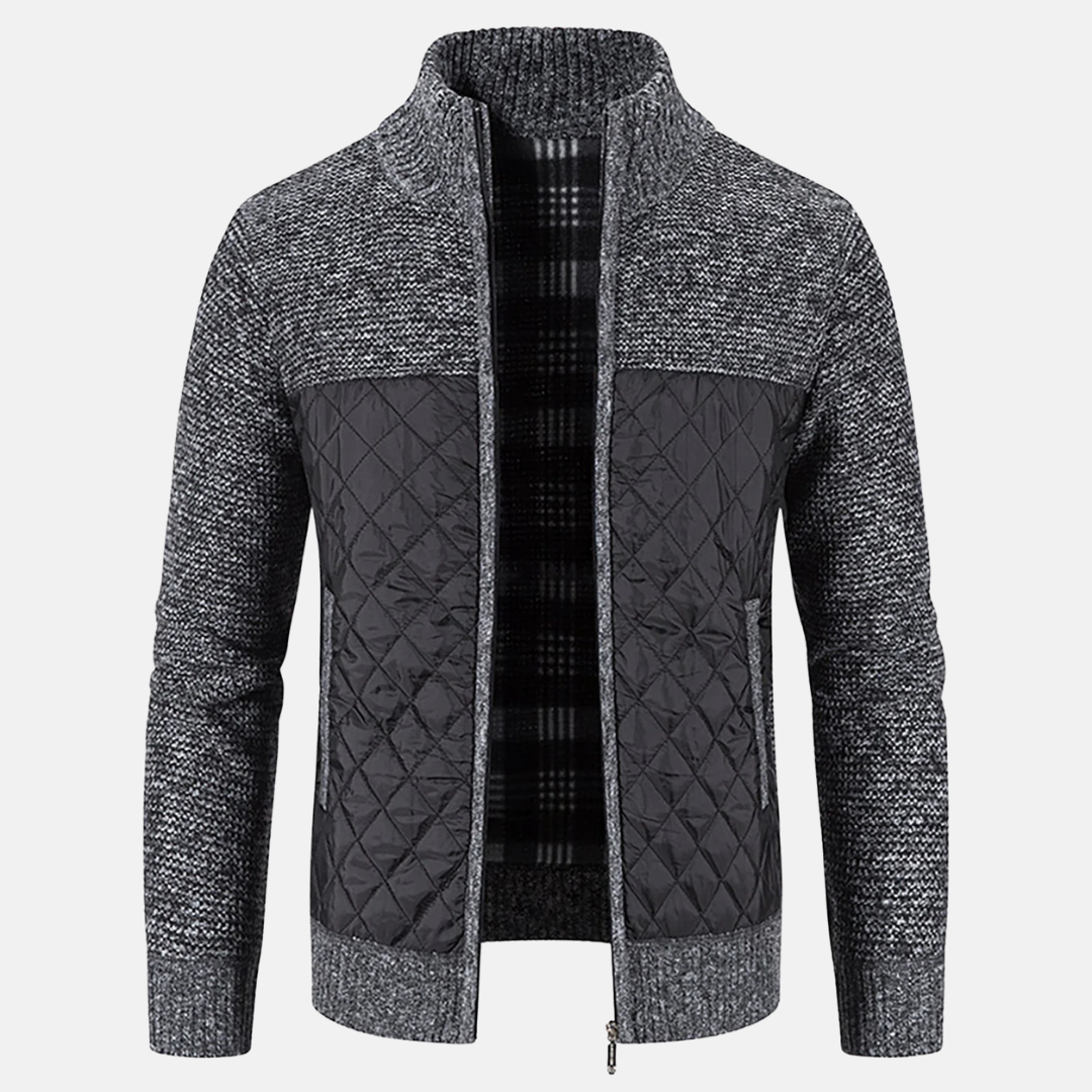 Men's Casual Hybrid Jacket Dark Gray