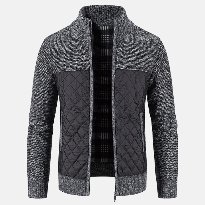 Men's Casual Hybrid Jacket Dark Gray