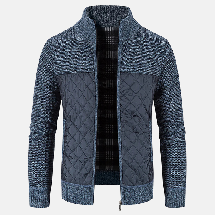 Men's Casual Hybrid Jacket Blue Gray