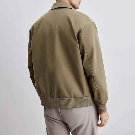 Men's Relaxed Fit Side Pockets Jacket Winter Essential Knitwear